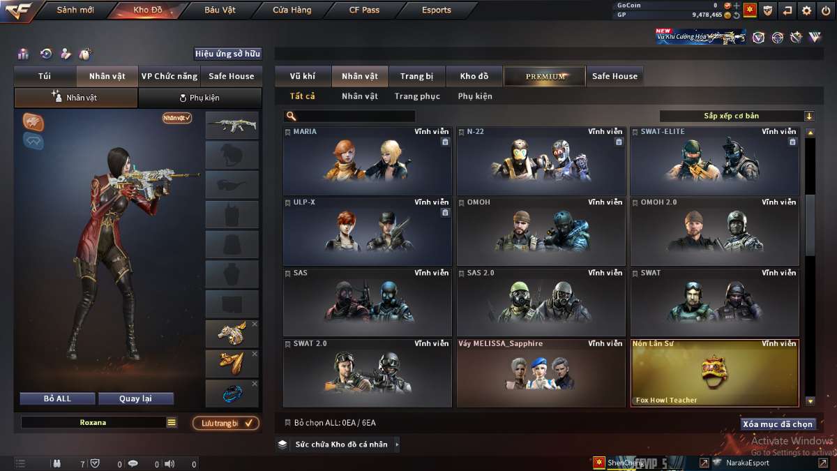 shop acc cf uy tin gia re